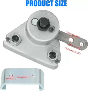 MBC01-SILVER YOXUFA Go Kart Mechanical Brake Caliper Bracket #3