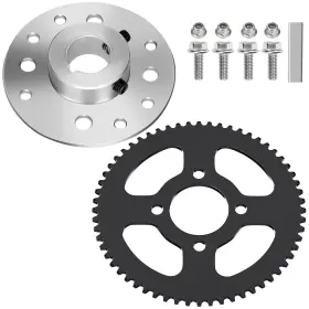 YO-LJG03-60T YOXUFA Go Kart Sprocket Hub Keyway Chain Rear
