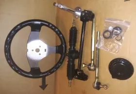 F-016759 YSMN Steering Wheel Steel Gear Rack Pinion Set Go