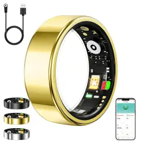 B0FZSG56LS ZBNMY Smart Ring Women Men Fitness Heart Rate