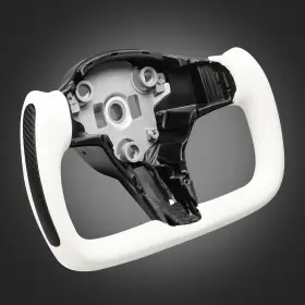 TS-YKWY-LP-101-ZM ZIMABLUE Yoke Steering Wheel Nappa Carbon