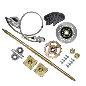 MC-SOGKP03 ZXMT Go Kart Rear Axle Wheels Steering Brake Drift