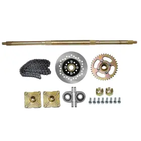 MZ-GKP04 ZXMT Rear Axle Wheel Hub Go Kart Atv Buggy Kit Golf