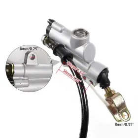 MZ-KDC0014 ZXMT Go Kart Atv Rear Hydraulic Brake Master Kit #3