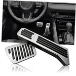 Anti-slip Performance Foot Pedal Pads Kit Compatible With Mazda 2 3 6 Silver. Fixed Price $41.00.