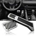 Anti-slip Performance Foot Pedal Pads Kit Compatible With Mazda 2 3 6 Silver. Fixed Price $41.00.