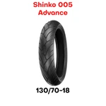 New Shinko 005 Advance Motorcycle Tire Front 130/70-18" 130 70 18. Fixed Price $129.95.