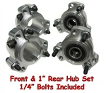 New! Wheel Hub Set (front & 1" Rear) Go Kart Cart Parts Aluminum Rear W/hardware. Fixed Price $65.96.