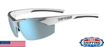 Tifosi Optics Track Sunglasses - White/black, Smoke Bright Blue Sport Eyewear. Fixed Price $52.43.