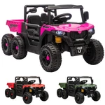 Qaba 24v 4wd Kids Ride On Car With 6 Wheels, 2 Seater And Dump Bed. Fixed Price $239.99.