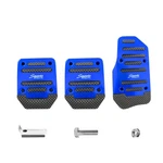 Ziciner 3pcs Non-slip Car Pedal Pads, Manual Gearbox Gas Medium, Blue&manual. Fixed Price $11.48.