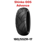 New Shinko 005 Advance Motorcycle Tire Rear 180/55-17 17" 180 55 Zr 17. Fixed Price $133.95.