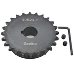 Saelno #40 Roller Chain Sprocket Type B 1 Inch Bore 24 Tooth, Hardened Antiru.... Fixed Price $42.25.