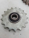 17 Tooth #50 Chain Steel Idler Sprocket 5017, 3 3/4" Od, 5/8" Bore. Fixed Price $19.99.