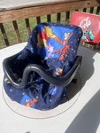 Vintage 90s Disney Winnie The Pooh Doll Car Seat Toy By Hauck Carrier Adjustable. Fixed Price $35.00.