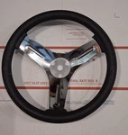 Azusa 10" Go Kart Steering Wheel Chrome Plated, Neoprene Grip. Fixed Price $29.99.