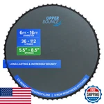 Upper Bounce 12ft Round Trampoline Replacement Mat, 72 V-rings, 5.5" Springs. Fixed Price $77.56.