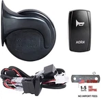12v Universal Utv Horn Kit With Blue Rocker Switch Compatible Polaris. Fixed Price $31.75.