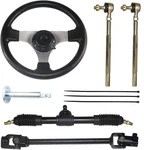 Go Kart Steering Wheel & Gear Rack Pinion Shaft Replacement Kit 300mm/420mm. Fixed Price $114.99.