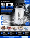 Blenderbottle Classic V2 Shaker Bottle Perfect For Protein Shakes And Pre Workou. Fixed Price $14.34.