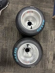 Go Kart Racing Aluminum Wheels And Blue Maxxis Tires. Fixed Price $99.00.