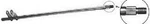 8140-22 Azusa 22" Go Kart Steering Shaft With Welded Arms 5/8" Dia.. Fixed Price $38.87.