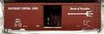 2026-release Accurail Custom Freelance Southeast Central Lines Box Car Kit. Fixed Price $45.50.
