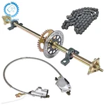 Go Kart Atv Rear Axle Assembly Kit Shaft + Hub+ Chain+ Brake Master Cylinder 44". Fixed Price $134.88.