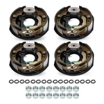 Sehnsucht Trailer Electric Brakes, 2 Pair Of 4 Hole Mounting Brake A.... Fixed Price $250.15.
