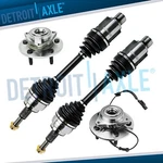 Front Cv Axle Shafts Wheel Bearing And Hubs For 2006-2008 Dodge Ram 1500 Kit. Fixed Price $277.65.
