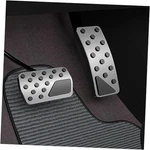 Aluminum Alloy Pedal Cover For Jeep Grand Cherokee 2011-2024 2025 Dodge Silver. Fixed Price $33.45.