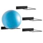 Yoga Ball Storage Rack Wall Mount - Industrial Matte Black Metal Set Of 4. Fixed Price $94.00.