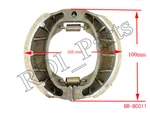 Drum Brake Shoe Pads 50 110 125 150 Cc Mini Bike Scooter Gy6 Atv Baja Warrior. Fixed Price $8.99.