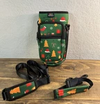 Nuovoware Water Bottle Cup Carrier Bag Pouch Holder Christmas Holiday Print Euc!. Fixed Price $12.99.