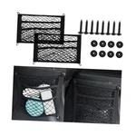 Hzel Car Mesh Cargo Net, 2pcs Elastic Vehicle Trunk Storage 9.84 X 17.72 Inches. Fixed Price $8.20.