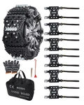 Kyx Tire Chains For Car Suv Pickup Trucks Adjustable Universal Snow. Fixed Price $66.45.