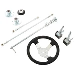 300mm Go Karts Steering Wheel Kit Tie Rod Ball Joint Gear Rack Shaft Fo Ueao. Fixed Price $331.65.