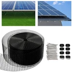 Solar Panel Bird Guard Squirrel Critter 6in X 100ft 70 Fasteners Clips. Fixed Price $52.40.