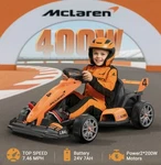 New Mclaren Electric Go Kart Kids 24v Drift Car Christmas Ride On Toy. Fixed Price $712.50.