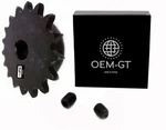 Oem-gt #40/41/420 17 Tooth 5/8 Bore Jackshaft Sprocket Gear Go Kart Mini Bike.. Fixed Price $11.99.