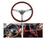 Yiuiy 380mm 15" Wooden Steering Wheel Classic Wood Grain S. Fixed Price $99.00.