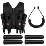 Maddog Tactical Sport Vest Paintball Pods Standard Quick Disconnect Remote Coil. Fixed Price $121.13.