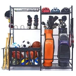 Walmann Garage Sports Equipment Organizer, Golf Bag Stand For Ball Storage Rack. Fixed Price $198.21.