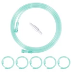 Ansnf 7ft Oxygen Tubing, Crush Resistant High Flow Green-7foot-5pack. Fixed Price $14.76.