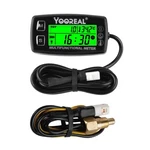 Yooreal Engine Water Oil Temperature Gauge Digital Tachometer Hour Meter,aler.... Fixed Price $36.43.