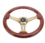 Hiwowsport 14" 350mm) Wood Quick Release Steering Wheel 6 Bolts Color. Fixed Price $90.99.