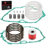 Clutch Friction Plates And Gasket Kit For Kawasaki Bayou Klf 300 Lakota Kef. Fixed Price $43.99.