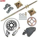 44 "(112mm) Rear Live Shaft Sleeve Sprocket Brake Hub For Go Kart Atv Quad. Fixed Price $142.00.