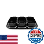 Aroma Triple Buffet Server For 18, 20, 22-qt. Roaster Ovens - Party Food Warmer. Fixed Price $58.61.