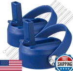 Hydro Flask Wide Mouth Straw Lid 2-pack Navy Blue - 20, 32, 40 Oz. Fixed Price $32.99.